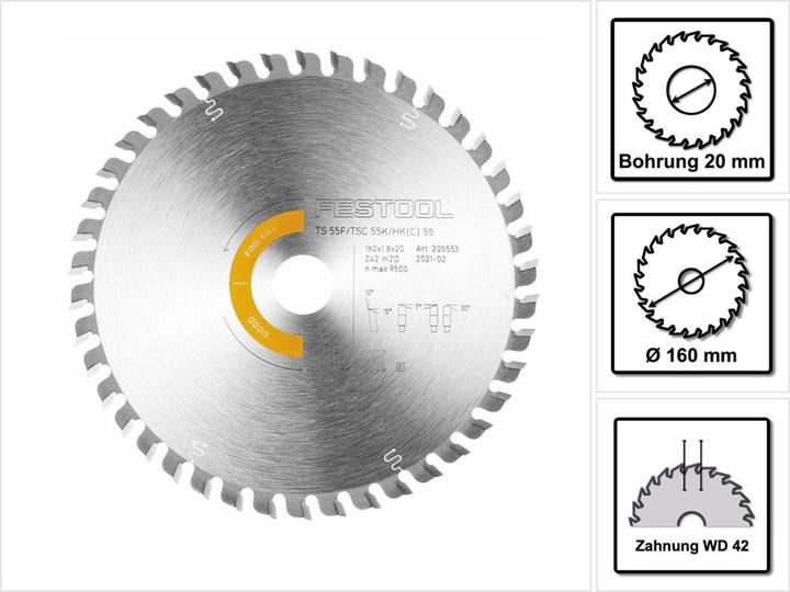 Actual product image Festool Circular saw blade