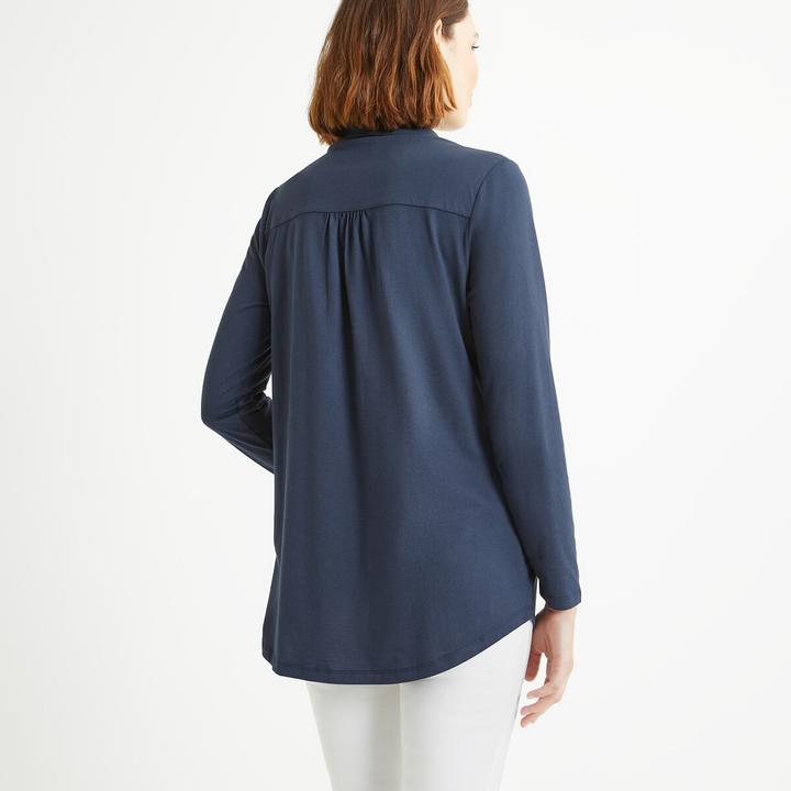 Immagine prodotto Anne Weyburn Camicia a maniche lunghe con colletto a polo (32, 34)
