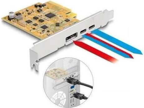 Produktbild Delock PCI Express x4 Karte zu 1 x exter