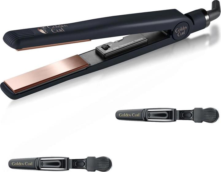 Actual product image Golden Curl GL 829 Straightener, Rose Gold (Straightening iron)