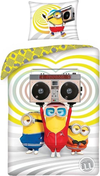 Actual product image Despicable Me Stereo Minions Duvet Cover Set