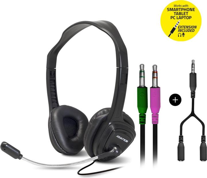 Image du produit Advance Casque Micro Multimédia Headphonics Smart (Filaire)