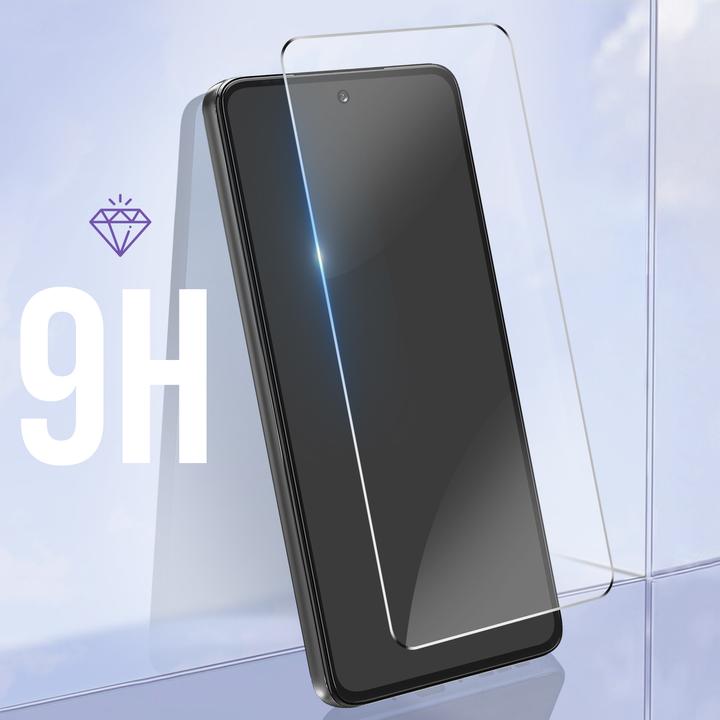 Actual product image Avizar 9H Hardness Glass Screen Protector Film (1 Piece, Xiaomi Redmi Note 12 Pro+)
