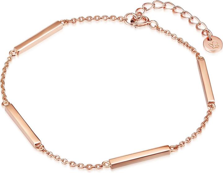 Immagine prodotto Glanzstücke München Donna Argento Rosa Oro 17,0 cm Lunghezza base + 3,0 cm Estensione - 10212 (17 cm, Argento)