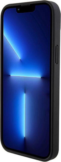 Produktbild Mercedes MEHMP15S23RMMK iPhone 15 6.1" czarny/black hardcase Crossed Lines Pattern Leather MagSafe (Apple iPhone 15)