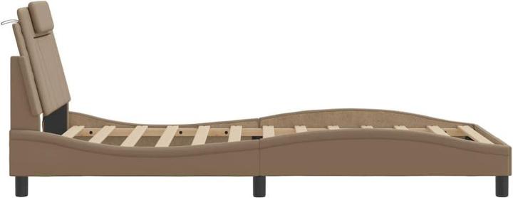 Produktbild VidaXL Bettgestell mit LED Kunstleder (100 x 200 cm)
