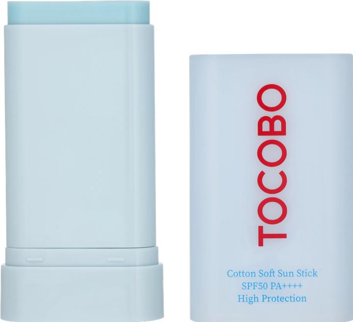 Actual product image Tocobo Cotton Soft Sun Stick (Suntan cream, SPF 50, 19 g)
