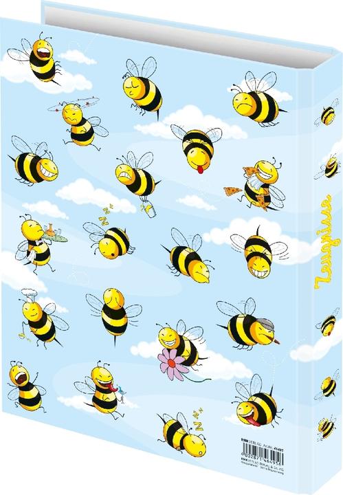 Rnk Publisher Report ring binder "Crazy Bees", DIN A4 (A4, 250 mm, 1 Piece)