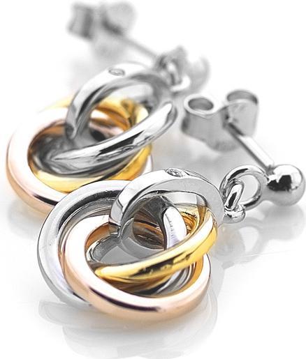 Actual product image Hot Diamonds Trio earrings (Silver 925)