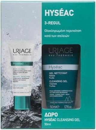 Immagine prodotto Uriage Promo Hyseac 3-Regul Trattamento Globale Anti-Blemish 40ml con Gel Detergente 50ml (Set per la cura dei capelli)