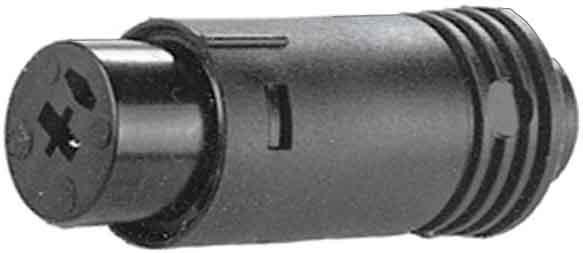 Produktbild E+P LK 1 - Female - Schwarz - Metall - Kunststoff - Chrom - WEEE - RoHS - 2 Stück(e) (2 Stk.)