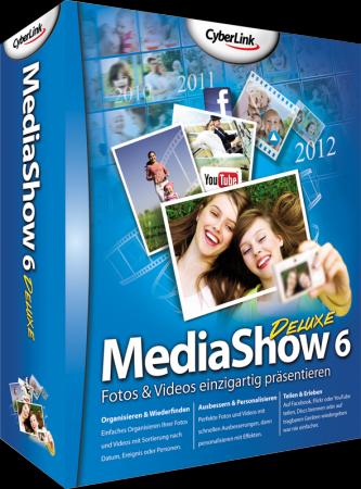 Produktbild CyberLink MediaShow 6 Deluxe (1 User, unbegrenzt)