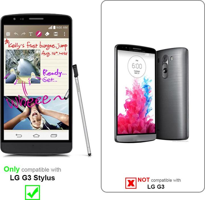 Actual product image Cadorabo Chain case for LG G3 STYLUS necklace cover adjustable