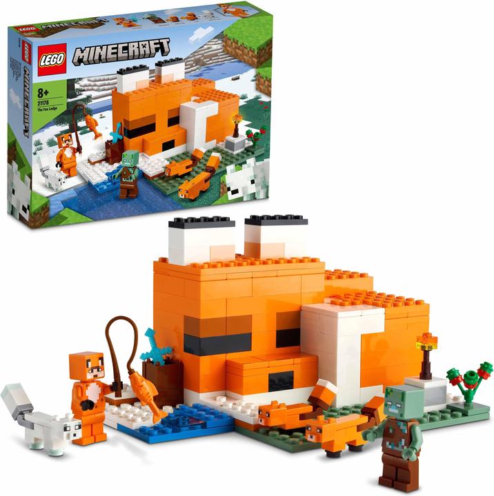 Actual product image LEGO The Fox Lodge (21178, LEGO Minecraft)