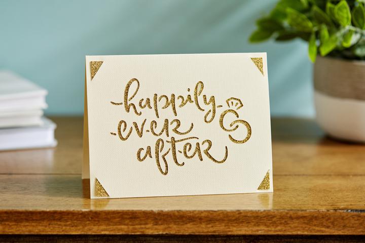 Actual product image Cricut Motif card Joy (12 x)