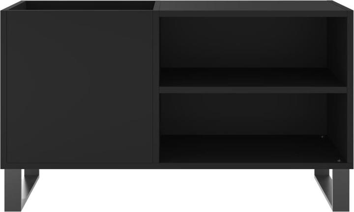 Actual product image VidaXL Plattenschrank Schwarz 85x38x48 cm Holzwerkstoff, Farbe