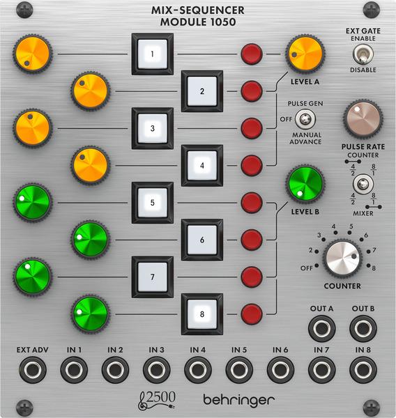 Produktbild Behringer 1050 MIX-SEQUENCER MODULE Moduł syntezatora modularnego serii 2500