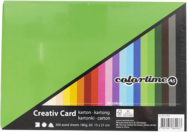 Productafbeelding Colortime Creatieve kaart (300 stuks) (21425)