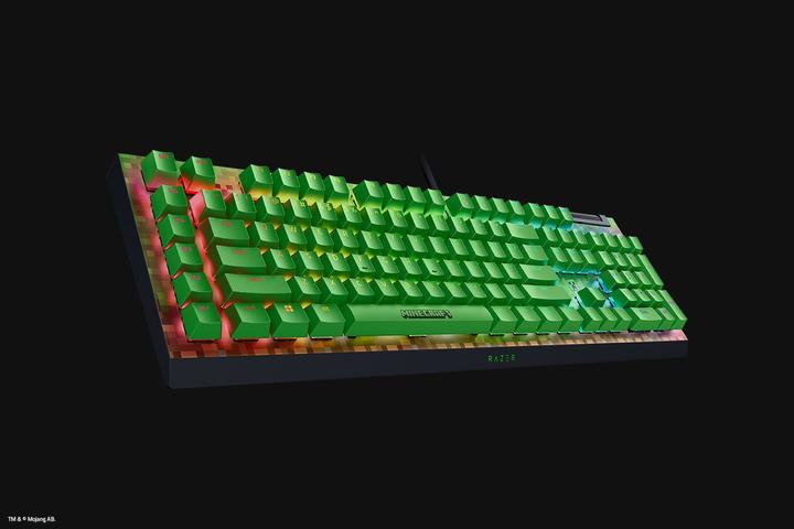 Produktbild Razer Blackwidow V4 X Minecraft Edition (US, Kabelgebunden)