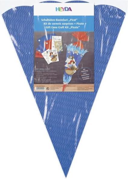 Produktbild Heyda Schultütenbastelset 69cm Pirat