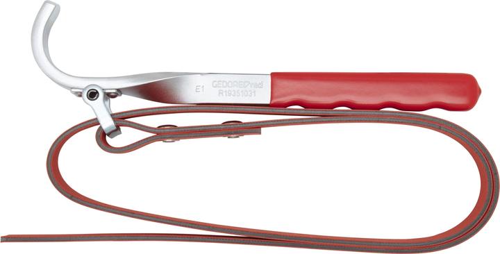 Produktbild Gedore Red red Bandschlüssel, Ø 200 mm, 15 mm breites Gewebeband, Aus Chrom-Vanadium-Stahl (200 mm)