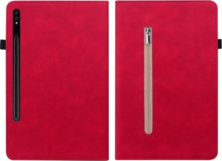 Immagine prodotto Cover-Discount Galaxy Tab S9+ - cover protettiva con cerniera rossa (Galaxy Tab S9+, Galaxy Tab S10+, Galaxy Tab S9 FE)