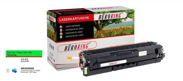 Actual product image Büroring Toner, ersetzt Samsung CLT-C504S/ELS, ca. 1.800 Seiten, cyan