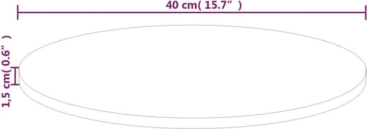 Actual product image VidaXL Jones (40 x 40 x 1.5 cm)