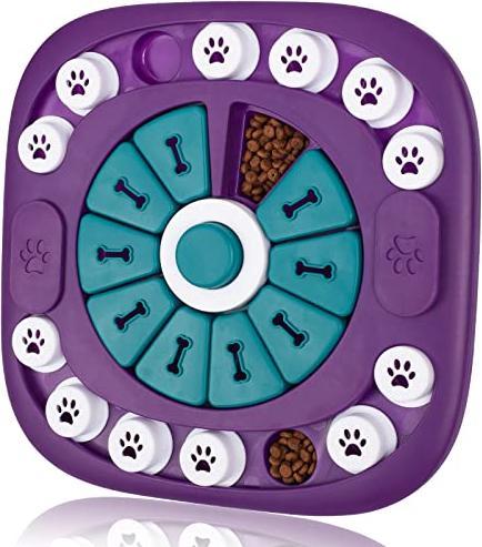 Alopini Giocattolo intelligenza per cani, giocattolo intelligenza per cani con squeaker, giocattolo per