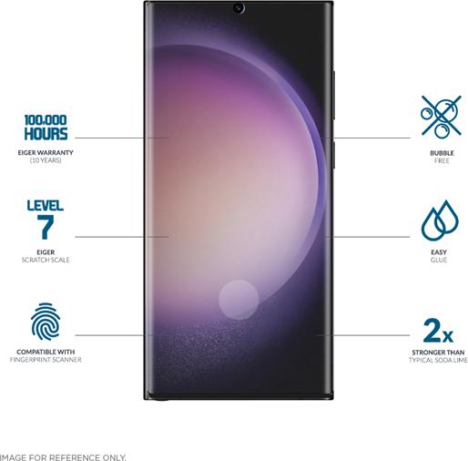 Immagine prodotto Eiger Mountain Glass Clear Edge (1 Pezzo/i, Samsung Galaxy S23 Ultra)
