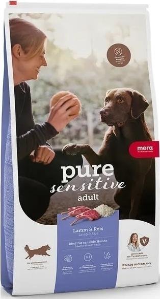 Mera Hundefutter trocken Pure Sensitive Adult Lamm und Reis 4 kg (Adult, 1 Stk., 4000 g)
