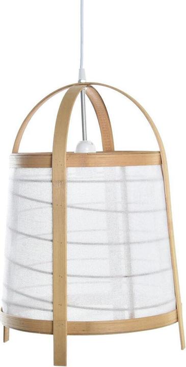 Actual product image DKD Home Decor Desk lamp White Natural Bamboo 40 W 220 V 32 x 32 x 45,5 cm