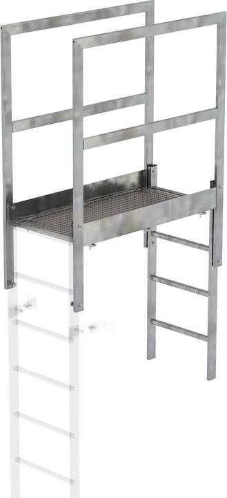 Produktbild Munk Attika-Überstieg Stahl verzinkt Sonderlänge 1280 mm lichte Länge (Gerüst, 128 cm)