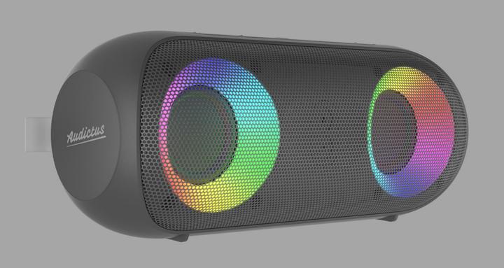 Immagine prodotto Audictus aud Speaker Aurora 14 W, impermeabile, Bluetooth, RGB, portatile, nero, 90 dB (20 h, Corrente elettrica)