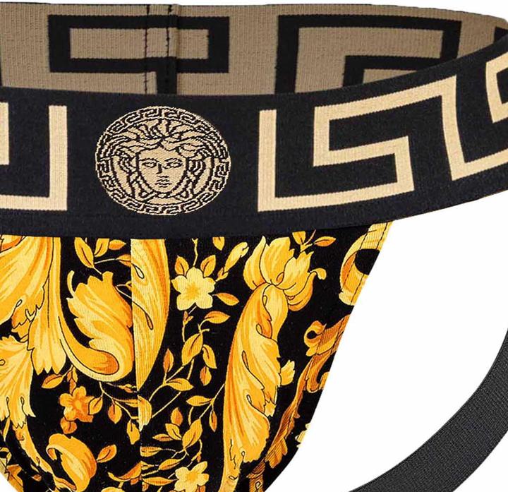 Immagine prodotto Versace Jock-Strap Stretch Organic Jersey Barocco Ss92 All Over New Logo (L, Confezione singola)