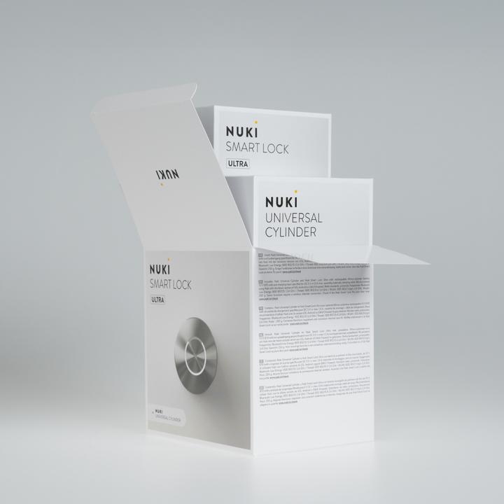 Produktbild Nuki Home Set ULTRA (5th Gen) EU-Zylinder (Smartphone, Schlüsselkarte)