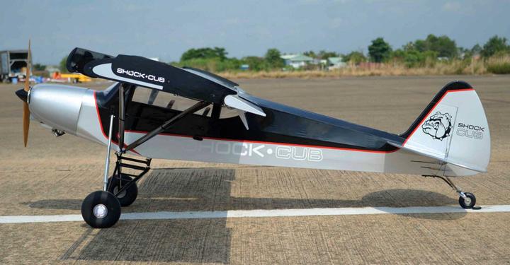 Immagine prodotto Seagull Models shock cub 35-55cc-102" argento (Elicottero in scala)
