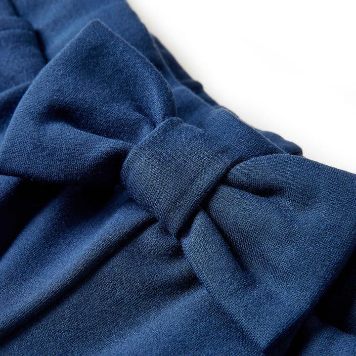 Immagine prodotto VidaXL Pantaloni da bambino a gamba larga blu navy 116,Materiale: 65 (116)