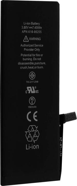 Actual product image Clappio 1960 mAh replacement battery 3.8V suitable for Apple iPhone 7 (Battery 616-00255)