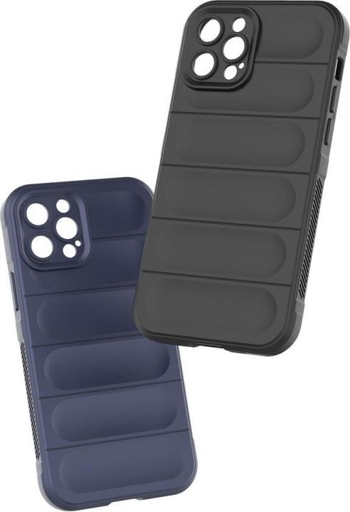 Immagine prodotto Hurtel Custodia Magic Shield per iPhone 12 Pro, cover flessibile e blindata di colore bordeaux (Apple iPhone 12 Pro)