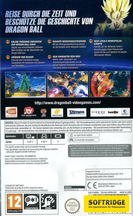 Image du produit Bandai Namco Dragon Ball Xenoverse 2 (Switch, Multilingue)