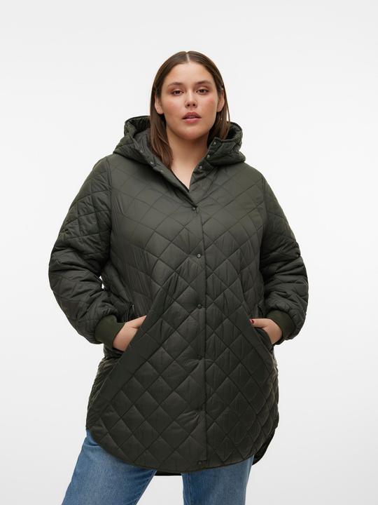 Actual product image Vero Moda VMHAYLE HOOD 3/4 JACKET CUR EXC Coat (48)