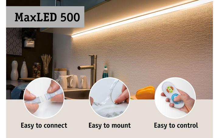 Produktbild Paulmann MaxLED 500 Stripe (Warmweiss, Neutralweiss, Tageslicht, 250 cm, Indoor)