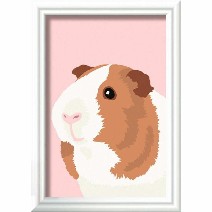 Actual product image Ravensburger Painting by numbers 23758 - Cute guinea pig - Children aged 7 and over