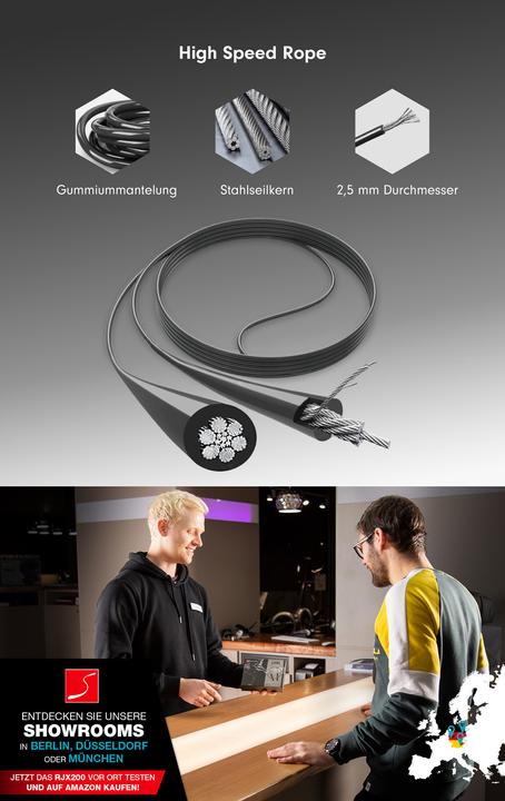 Actual product image Sportstech Rjx200 (300 cm)