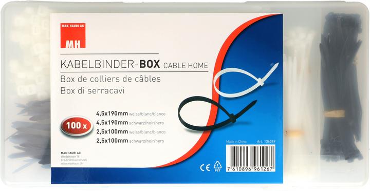 Max Hauri Cable tie case (Plastic cable ties, 300 mm, 1 pcs.)