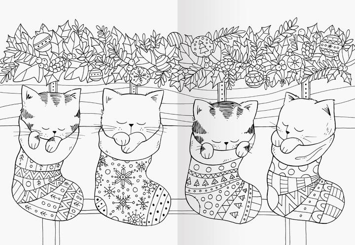 Immagine prodotto Ravensburger A Million Christmas Cats: Mein Katzen-Malbuch zu Weihnachten