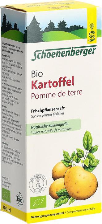 Produktbild Schönenberger Kartoffel naturreiner Frischpflanzensaft Bio Saft (1 Stück, Flüssigkeit, 429 g)