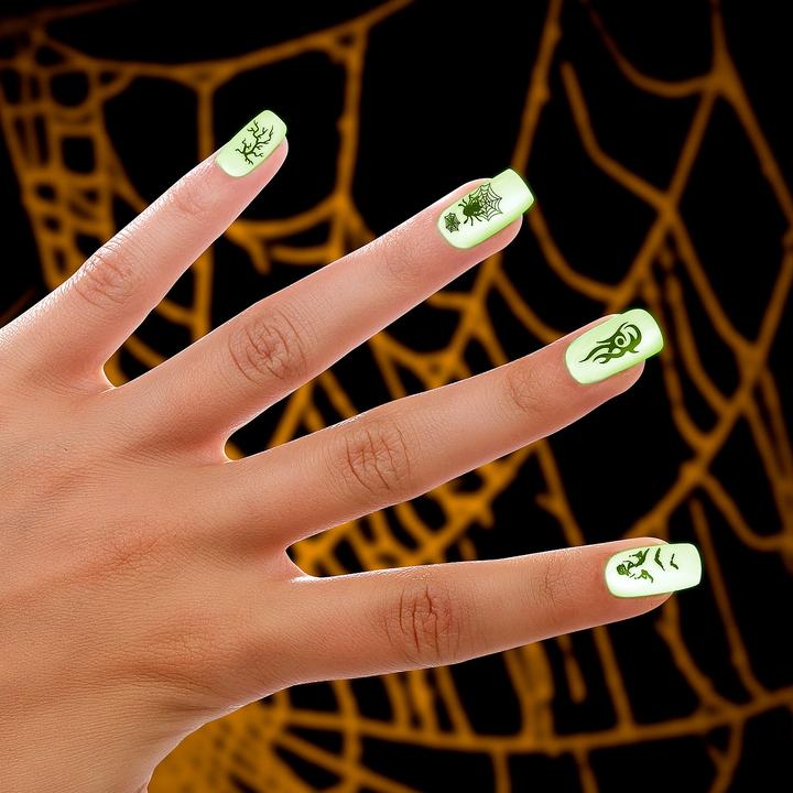 Produktbild Infactory Künstliche Fingernägel mit Glow-in-the-dark-Effekt