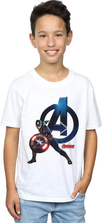 Immagine prodotto Captain America Pose Maglietta Ragazzi (140, 146)